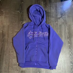 Vintage purple zip up